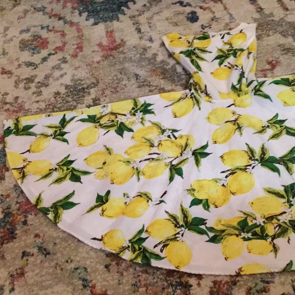 Vintage lemon dress. - Picture 3 of 5
